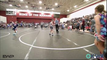 74 lbs Rr Rnd 1 - KIMBER BRYSON, Perkins vs Emeree Calkins, Pawhuska Elks Takedown