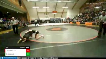 105 lbs Semifinal - Kaylee Annis, Thurston vs Kate Leonard, St. Helens