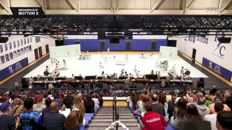 Rhythm X "Indianapolis IN" at 2026 WGI Percussion Indianapolis Regional+