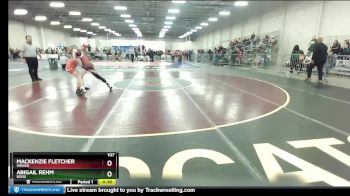 107 lbs Cons. Round 2 - Mackenzie Fletcher, Weiser vs Abigail Rehm, Boise