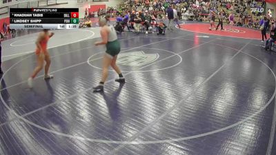 170 lbs Semifinal - Lindsey Shipp, Peninsula vs Khadijah Tabib, Dallas
