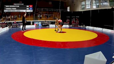 62kg Round 2 - Miki Rowbottom, Dinos Wrestling Club vs Annika Fines, Dinos Wrestling Club
