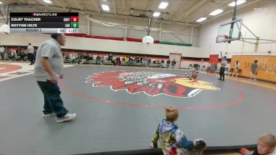 132 lbs Round 2 - Rhythm Hilts, Lander Middle School vs Colby Thacker, Greybull MS
