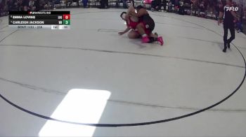 238 lbs Cons. Round 1 - Emma Loving, Lincoln High Girls vs Carleigh Jackson, West Holt