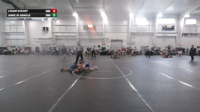 76-80 lbs Cons. Semi - Logan Eckart, Bad Karma vs Jamie Jr Arnold, Contenders Wrestling Academy