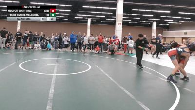 110 lbs Quarters - Hector Martinez, Coppell Stars Wrestling Club vs Iker Daniel Valencia, Texas Select Wrestling