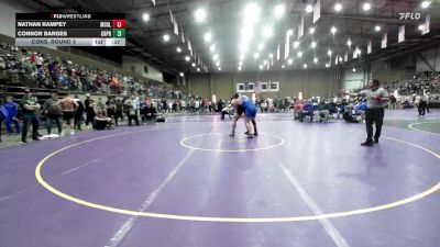215 lbs Cons. Round 3 - Connor Barges, Creighton Prep vs Nathan Rampey, McAlester