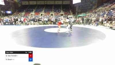 160 lbs Rnd Of 64 - Griffin Van Tichelt, Indiana vs Vristol Short, Minnesota