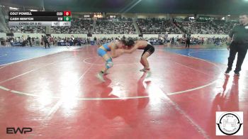 140 lbs Consi Of 8 #2 - Colt Powell, Cushing vs Cash Newton, Putnam City West