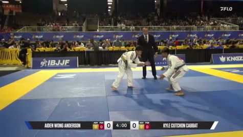 Aiden Wong Anderson vs Kyle Cutchon Cabbat 2026 Pan Kids Jiu-Jitsu IBJJF Championship