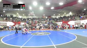 135 lbs Cons. Round 2 - Ally Williams, Chesterton vs Katie Graulich, Boonville