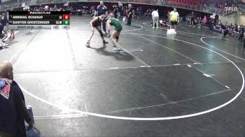 120 lbs 5th Place Match - Abbigail Schakat, Arlington Eagles vs Sawyer Groetzinger, Central City JR. Wrestling