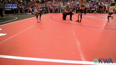 52-57 lbs Consolation - Noah Torres, Standfast OKC vs Serenity Esparza, Mission Wrestling Club