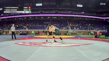 D3-215 lbs Semifinal - Brady Warner, Napoleon vs Calvin Marshall, Ogemaw Heights