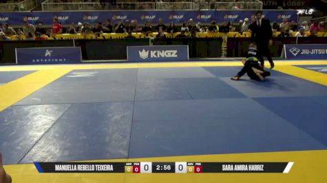 Sara Amira Harriz vs Manuella Rebello Teixeira 2026 Pan Kids Jiu-Jitsu IBJJF Championship