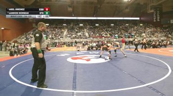 2A-132 lbs 1st Place Match - Abel Jimenez, Kemmerer vs Landon Norman, Upton