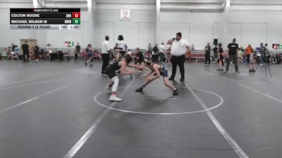 100 lbs Round 2 (8 Team) - Michael Wilbur III, Neighborhood Wrestling vs Colton Boose, Savage WA