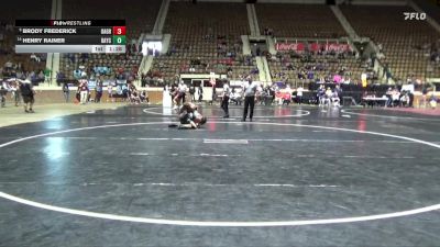 1A-4A 165 Champ. Round 2 - Brody Frederick, Oak Grove vs Henry Rainer, Bayshore Christian School