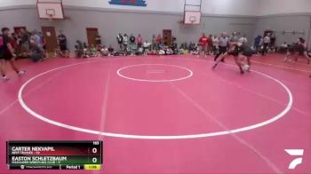 165 lbs Round 2 (6 Team) - Carter Nekvapil, Best Trained vs Easton Schletzbaum, Marauder Wrestling Club