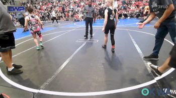 100 lbs Consi Of 4 - Arwen Frisby, Skiatook Youth Wrestling vs Joslynn White, Skiatook Youth Wrestling