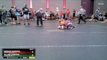 75 lbs Quarterfinals (8 Team) - Ryland Sandoval, Untouchables vs Graham Sandoval, MO Outlaws Black