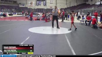 67/72 Round 2 - Isaac Peppard, Waverly Wrestling Club vs Peyton Mister, Owego Youth Wrestling