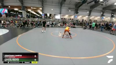 106 lbs Cons. Round 3 - Jonathan Campos, Dumas Wrestling vs Cooper Brown, Best Trained Wrestling
