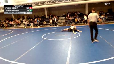 141 lbs Cons. Round 3 - Kaedun Goodman, Nebraska-Kearney vs Spencer Wright, Western Wyoming College