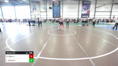 138 lbs Round Of 32 - Ruby Clark, WA vs Leah Guthrie, AL