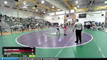 182 lbs Quarterfinal - Nicholas Rehfeldt, Southridge vs William Carreto, Yelm