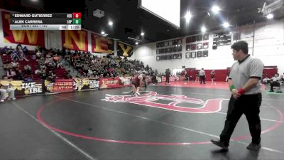 157 lbs Semifinal - Alek Carrera, Long Beach Poly vs Edward Gutierrez, Heritage