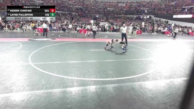 48 lbs Cons. Round 2 - Layne Fullerton, BCWC vs Henrik Chiefari, Team Nazar Training Center