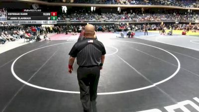 5A 215 lbs Quarterfinal - Amin Elahmadi, Dallas Highland Park vs Esteban Karr, La Joya Palmview