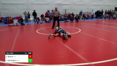 125 lbs Final - Zane Beard, Hartville vs Jack Darlington, Centre Hall