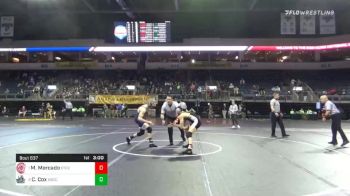 141 lbs Quarterfinal - Marcos Mercado, Springfield Technical Community College vs Cade Cox, Big Bend Community College