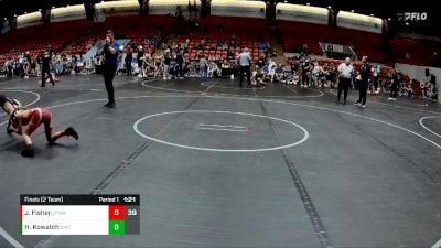 76 lbs Finals (2 Team) - Hunter Kowatch, Silo WC vs Jason Fisher, CP Wrestling Academy