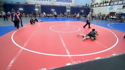 100 lbs Semifinal - Steele Smith, Mountain Home Flyers vs Jayvyn Allami, Team Tulsa Wrestling Club