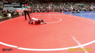 66 lbs Round Of 32 - Tennesselynn Goodner, Prodigy Elite Wrestling vs Nyla Kitchens, Best Trained