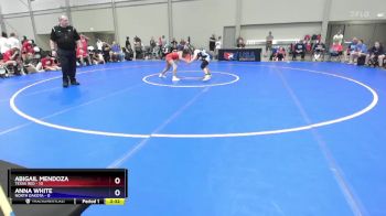 95 lbs Round 1 (8 Team) - Abigail Mendoza, Texas Red vs Anna White, North Dakota