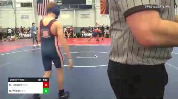 102 lbs Quarterfinal - Maddox Herrera, Rough House WC vs Nolan Wilson, Grindhouse WC