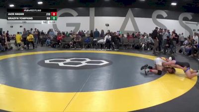 105 lbs Round 3 (6 Team) - Jace Hauan, Junior Terps Xtreme vs Bradyn Tompkins, Dundee Wrestling