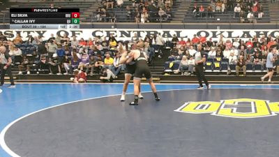 184 lbs Champ. Round 1 - Callan Ivy, Quincy vs Eli Silva, Ouachita Baptist