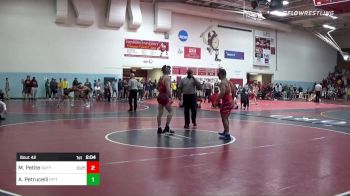 157 lbs Round Of 32 - Michael Petite, Buffalo vs Antonio Petrucelli, Pitt