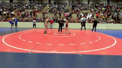 130-140 lbs Rr Rnd 3 - Zarianna Ioane, South Georgia Athletic Club vs Sawyer Johnson, Rockmart Takedown Club