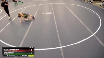 Cons. Round 1 - Crew Rhein, Minnesota vs Isaac Carpentier, Rebels Youth Wrestling