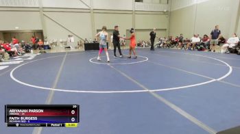 130 lbs Round 3 (8 Team) - Ariyanah Parson, Virginia vs Faith Burgess, Michigan Red