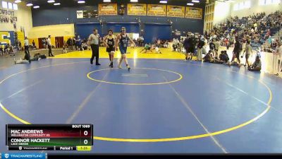 160 Gold Round 2 - Mac Andrews, Wellington Community Hs vs Connor Hackett, Lake Gibson