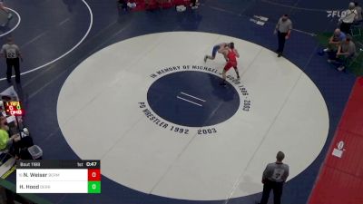 140 lbs Consi Of 32 #2 - Noah Weiser, Bermudian Springs vs Haydan Hood, Derry