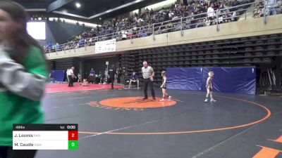 48 lbs Round Of 16 - James Loomis, Parish vs Maxwell Caudle, Highland