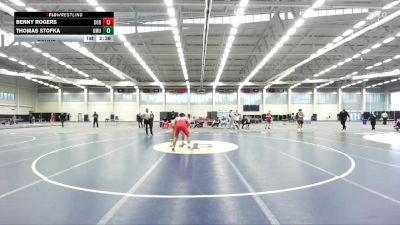 157 lbs Round 4 - Thomas Stofka, George Mason vs Benny Rogers, Cornell